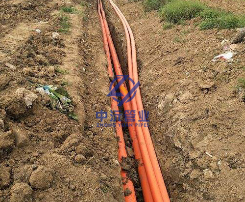 舟山MPP电力电缆管工地实拍