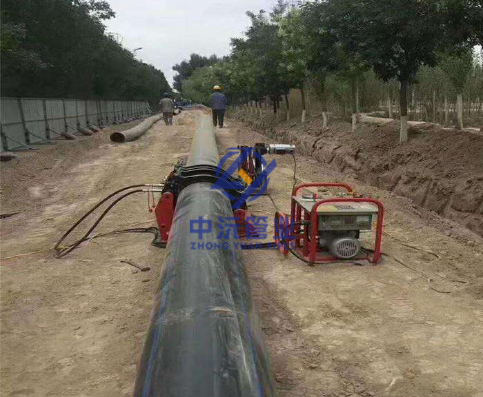 慈溪慈东自来水厂PE给水管项目实拍