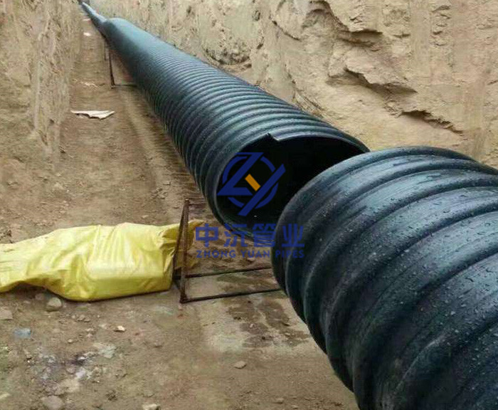 HDPE钢带增强螺旋缠