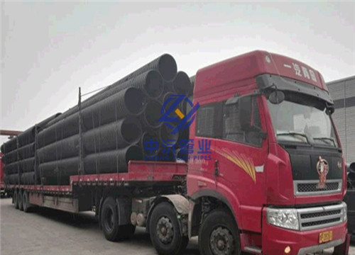 HDPE双壁波纹管厂家发往-常州