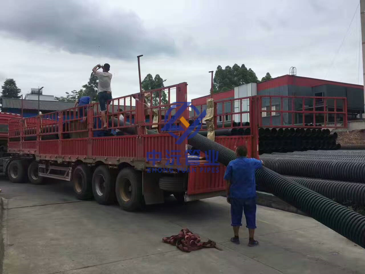 双壁波纹管厂家发往-宁波